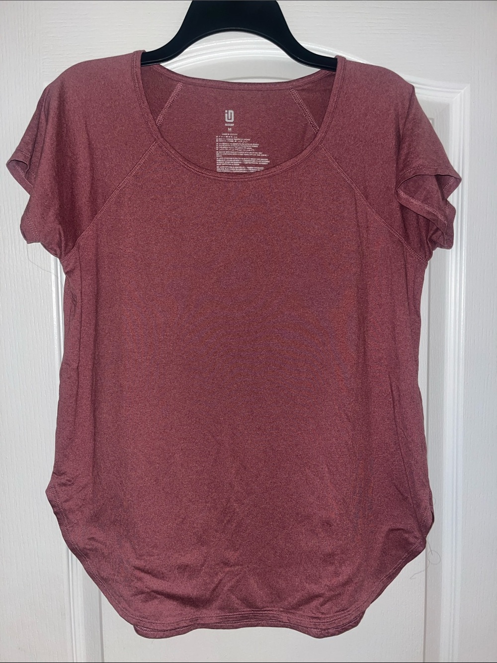 Ideology Scoop Neck Tee in Mauve Rose - Women's Short Sleeve